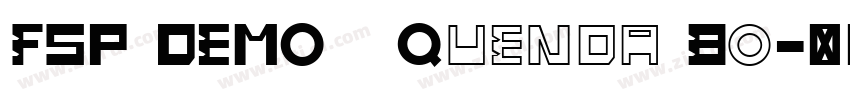 FSP DEMO   Quenda Bo字体转换